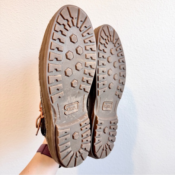 Gorpcore Hiking Sneakers Vans Suede Trail Shoes Lug Sole Men 11.5 Core Retro - Picture 6 of 13